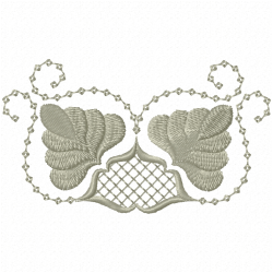 Flowers And Tree Embroidery Design 3